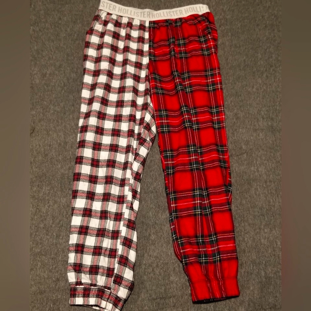 Contrast Flannel Sleep Joggers